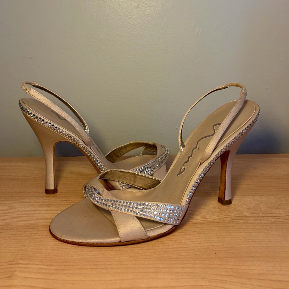 Nina Rhinestone Heels